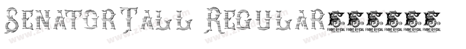SenatorTall Regular字体转换